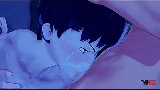 Kageyama from Haikyuu in a Orgy involving 5 mens Yaoi Video - Asian Japanese Manga Anime Hentai Careless Porn